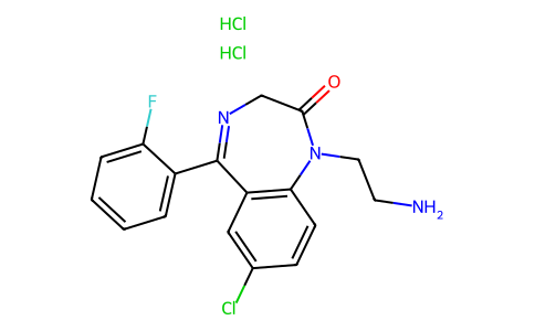 Didesethylflurazepam diHCl 19603-97-5